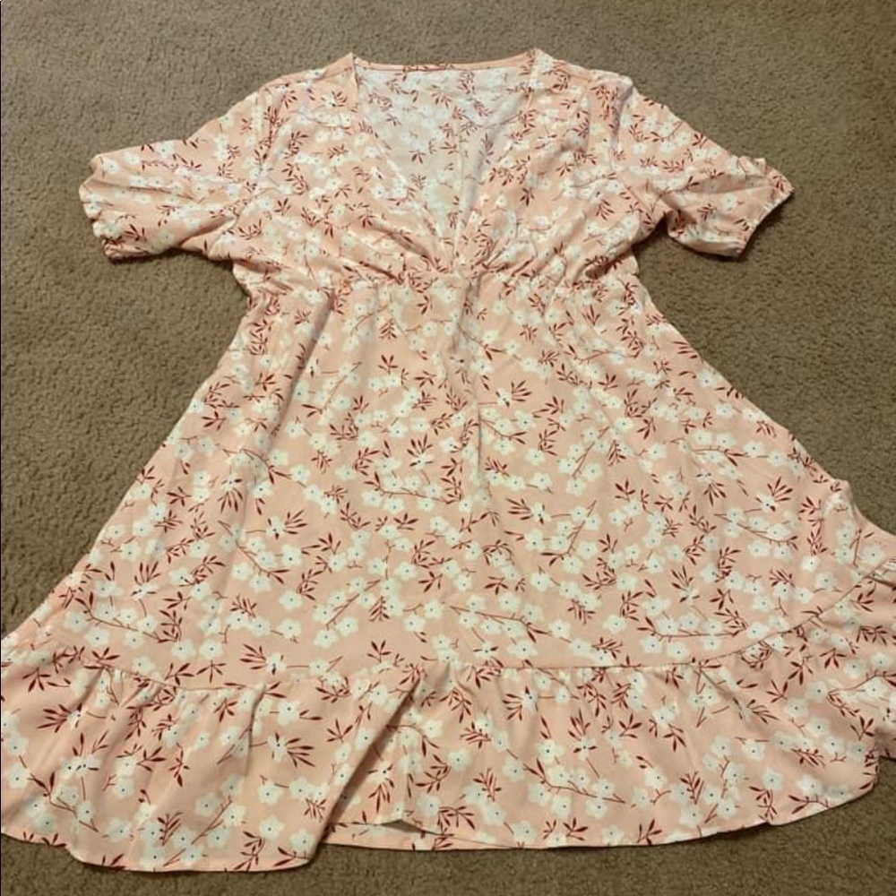 SHEIN Floral Midi Dress